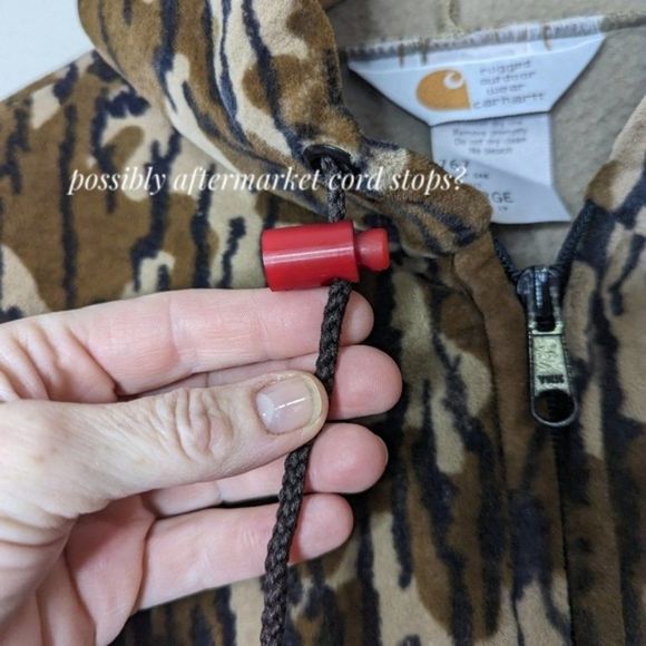 Vintage Carhartt Mossy Oak Bottomland Hush Hide Velvet Camo Jacket USA Made - Picture 6 of 14